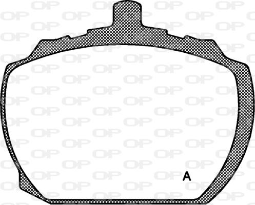 Open Parts BPA0058.10 - Bremžu uzliku kompl., Disku bremzes autodraugiem.lv