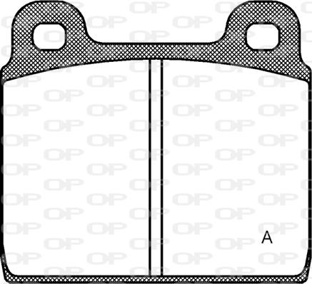 Open Parts BPA0002.20 - Bremžu uzliku kompl., Disku bremzes autodraugiem.lv