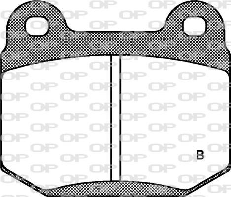 Open Parts BPA0014.01 - Bremžu uzliku kompl., Disku bremzes autodraugiem.lv