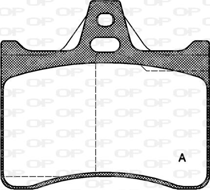 Open Parts BPA0088.10 - Bremžu uzliku kompl., Disku bremzes autodraugiem.lv