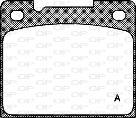 Open Parts BPA0039.30 - Bremžu uzliku kompl., Disku bremzes autodraugiem.lv