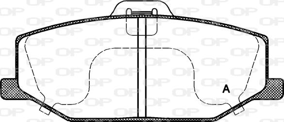 Open Parts BPA0190.10 - Bremžu uzliku kompl., Disku bremzes autodraugiem.lv