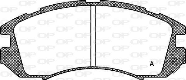 Open Parts BPA0191.12 - Bremžu uzliku kompl., Disku bremzes autodraugiem.lv