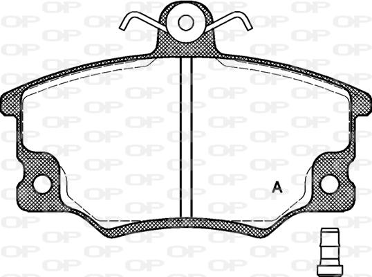 Open Parts BPA0146.14 - Bremžu uzliku kompl., Disku bremzes autodraugiem.lv