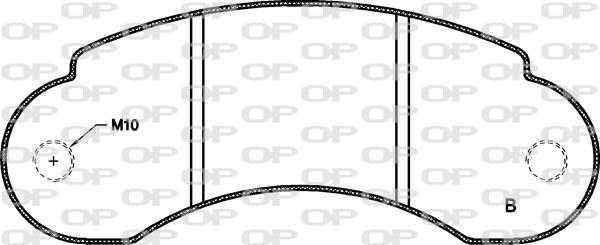 Open Parts BPA0142.10 - Bremžu uzliku kompl., Disku bremzes autodraugiem.lv