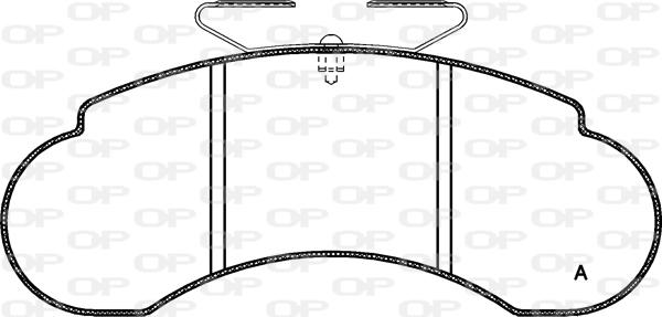 Open Parts BPA0142.10 - Bremžu uzliku kompl., Disku bremzes autodraugiem.lv