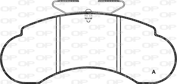 Open Parts BPA0142.20 - Bremžu uzliku kompl., Disku bremzes autodraugiem.lv