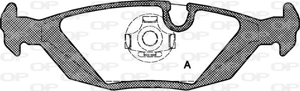 Open Parts BPA0155.10 - Bremžu uzliku kompl., Disku bremzes autodraugiem.lv