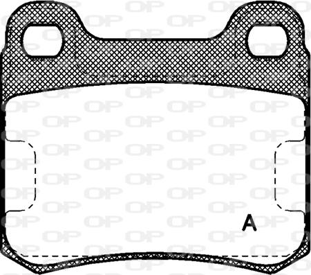 Open Parts BPA0157.00 - Bremžu uzliku kompl., Disku bremzes autodraugiem.lv