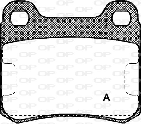 Open Parts BPA0157.10 - Bremžu uzliku kompl., Disku bremzes autodraugiem.lv
