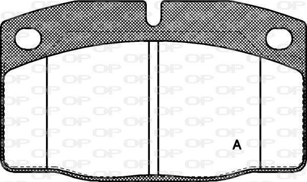 Open Parts BPA0101.20 - Bremžu uzliku kompl., Disku bremzes autodraugiem.lv