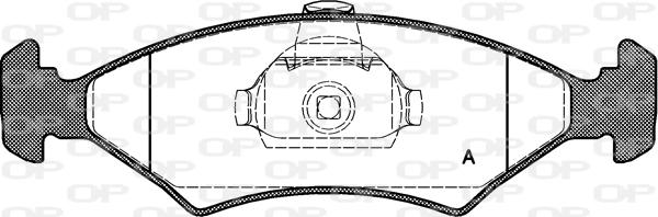 Open Parts BPA0119.10 - Bremžu uzliku kompl., Disku bremzes autodraugiem.lv