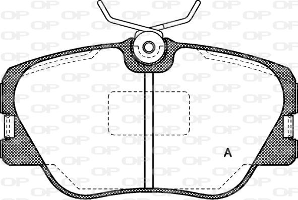 Open Parts BPA0189.00 - Bremžu uzliku kompl., Disku bremzes autodraugiem.lv