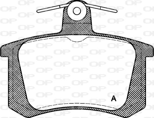 Open Parts BPA0135.20 - Bremžu uzliku kompl., Disku bremzes autodraugiem.lv