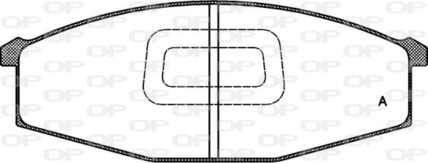 Open Parts BPA0129.10 - Bremžu uzliku kompl., Disku bremzes autodraugiem.lv