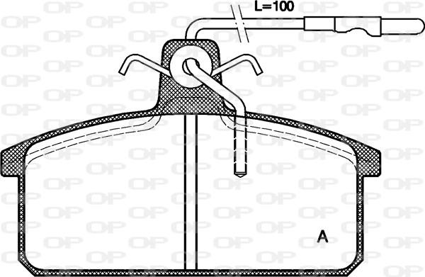 Open Parts BPA0128.32 - Bremžu uzliku kompl., Disku bremzes autodraugiem.lv