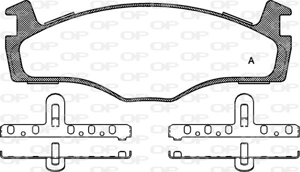 Open Parts BPA0171.60 - Bremžu uzliku kompl., Disku bremzes autodraugiem.lv