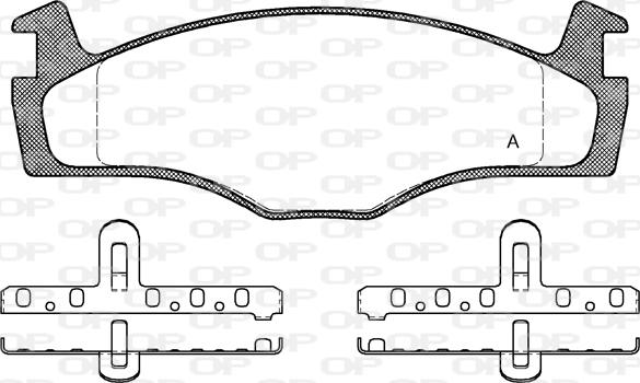 Open Parts BPA0171.10 - Bremžu uzliku kompl., Disku bremzes autodraugiem.lv