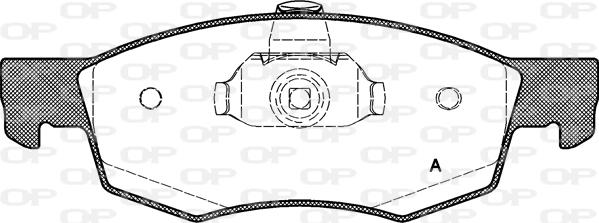 Open Parts BPA0172.30 - Bremžu uzliku kompl., Disku bremzes autodraugiem.lv