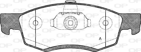 Open Parts BPA0172.32 - Bremžu uzliku kompl., Disku bremzes autodraugiem.lv