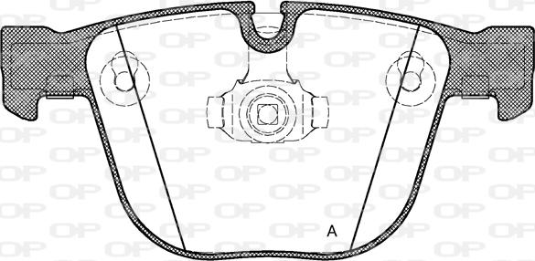 Open Parts BPA0892.00 - Bremžu uzliku kompl., Disku bremzes autodraugiem.lv