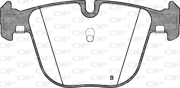 Open Parts BPA0892.00 - Bremžu uzliku kompl., Disku bremzes autodraugiem.lv