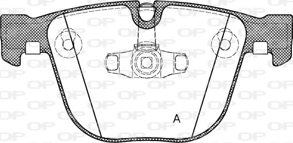 Open Parts BPA0892.20 - Bremžu uzliku kompl., Disku bremzes autodraugiem.lv