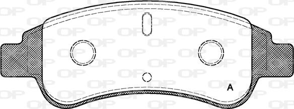 Open Parts BPA0840.30 - Bremžu uzliku kompl., Disku bremzes autodraugiem.lv