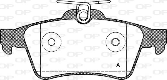 Open Parts BPA0842.20 - Bremžu uzliku kompl., Disku bremzes autodraugiem.lv