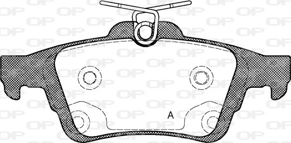 Brembo BP3217 - Bremžu uzliku kompl., Disku bremzes autodraugiem.lv