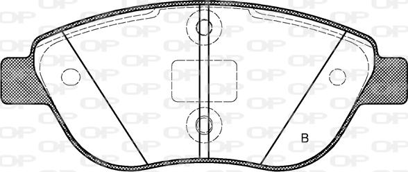 Open Parts BPA0859.32 - Bremžu uzliku kompl., Disku bremzes autodraugiem.lv