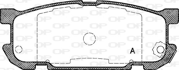 Open Parts BPA0853.02 - Bremžu uzliku kompl., Disku bremzes autodraugiem.lv