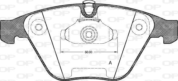 Open Parts BPA0857.00 - Bremžu uzliku kompl., Disku bremzes autodraugiem.lv