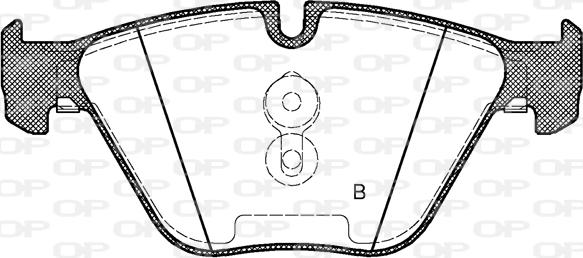 Open Parts BPA0857.10 - Bremžu uzliku kompl., Disku bremzes autodraugiem.lv