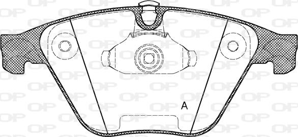 Open Parts BPA0857.20 - Bremžu uzliku kompl., Disku bremzes autodraugiem.lv