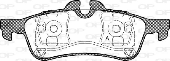 Open Parts BPA0862.00 - Bremžu uzliku kompl., Disku bremzes autodraugiem.lv