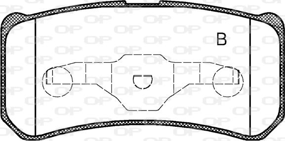 Open Parts BPA0803.12 - Bremžu uzliku kompl., Disku bremzes autodraugiem.lv