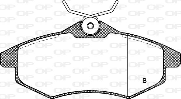 Open Parts BPA0881.00 - Bremžu uzliku kompl., Disku bremzes autodraugiem.lv