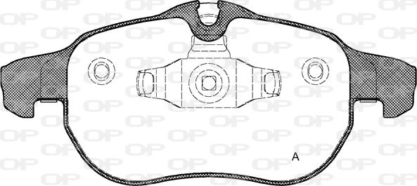 Open Parts BPA0888.02 - Bremžu uzliku kompl., Disku bremzes autodraugiem.lv