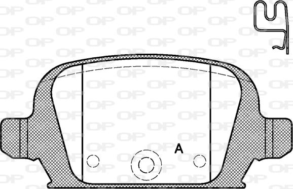 Open Parts BPA0835.02 - Bremžu uzliku kompl., Disku bremzes autodraugiem.lv