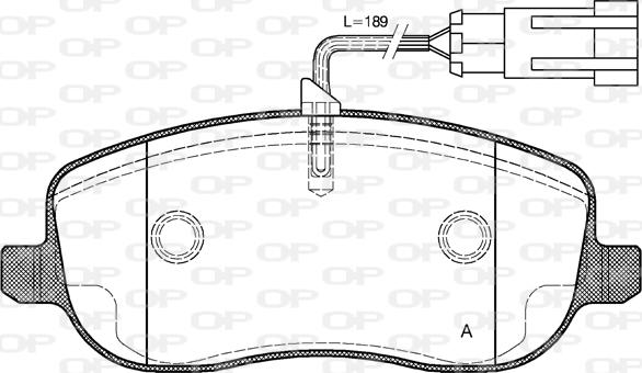 Open Parts BPA0879.31 - Bremžu uzliku kompl., Disku bremzes autodraugiem.lv