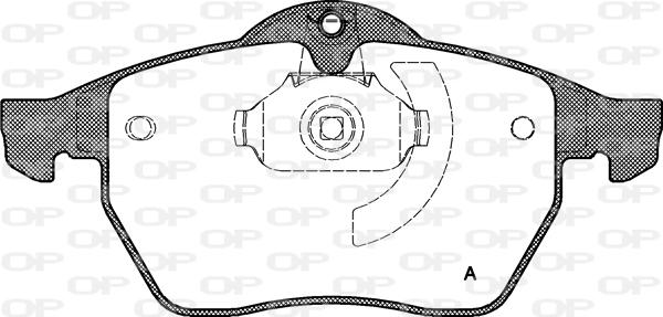 Open Parts BPA0390.10 - Bremžu uzliku kompl., Disku bremzes autodraugiem.lv