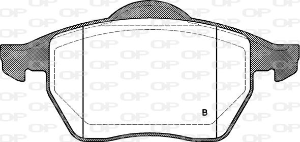 Open Parts BPA0390.11 - Bremžu uzliku kompl., Disku bremzes autodraugiem.lv