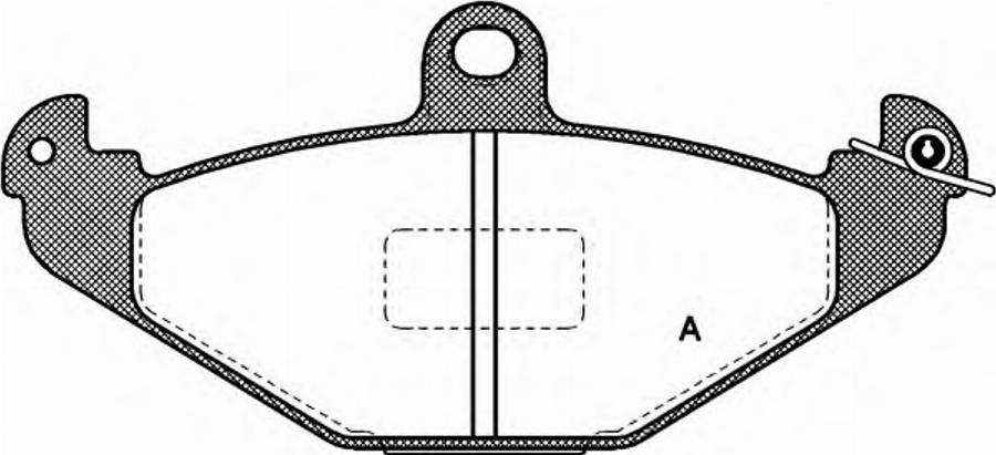 Open Parts BPA034510 - Bremžu uzliku kompl., Disku bremzes autodraugiem.lv