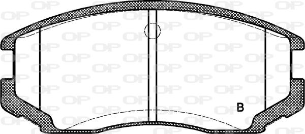 Open Parts BPA0357.22 - Bremžu uzliku kompl., Disku bremzes autodraugiem.lv