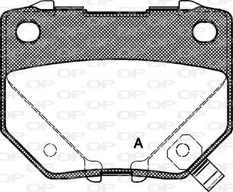 Open Parts BPA0365.21 - Bremžu uzliku kompl., Disku bremzes autodraugiem.lv