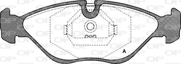 Open Parts BPA0319.00 - Bremžu uzliku kompl., Disku bremzes autodraugiem.lv