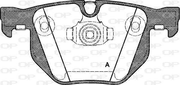 Open Parts BPA0381.40 - Bremžu uzliku kompl., Disku bremzes autodraugiem.lv