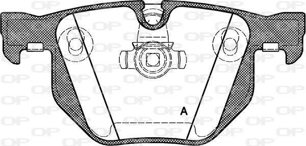 Open Parts BPA0381.60 - Bremžu uzliku kompl., Disku bremzes autodraugiem.lv