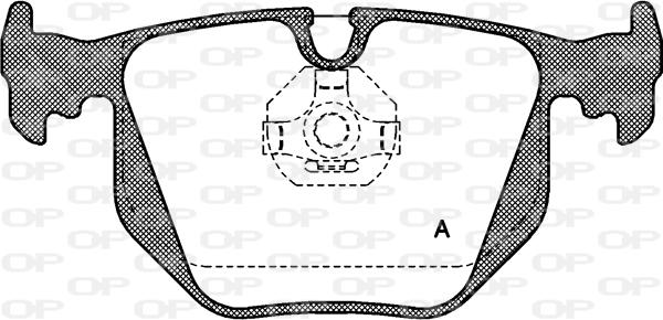 Open Parts BPA0381.00 - Bremžu uzliku kompl., Disku bremzes autodraugiem.lv
